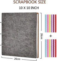 Fotoalbum Groß DIY Felt Scrapbooking Gästebuch Reisealbum