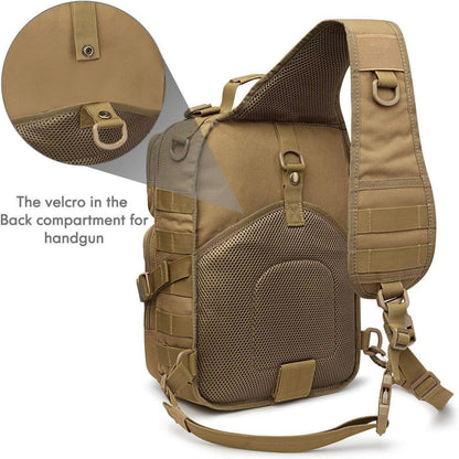 Tactical Sling Rucksack Groß Militär Umhängetasche Outdoor