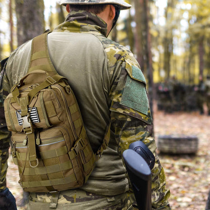 Tactical Sling Rucksack Groß Militär Umhängetasche Outdoor