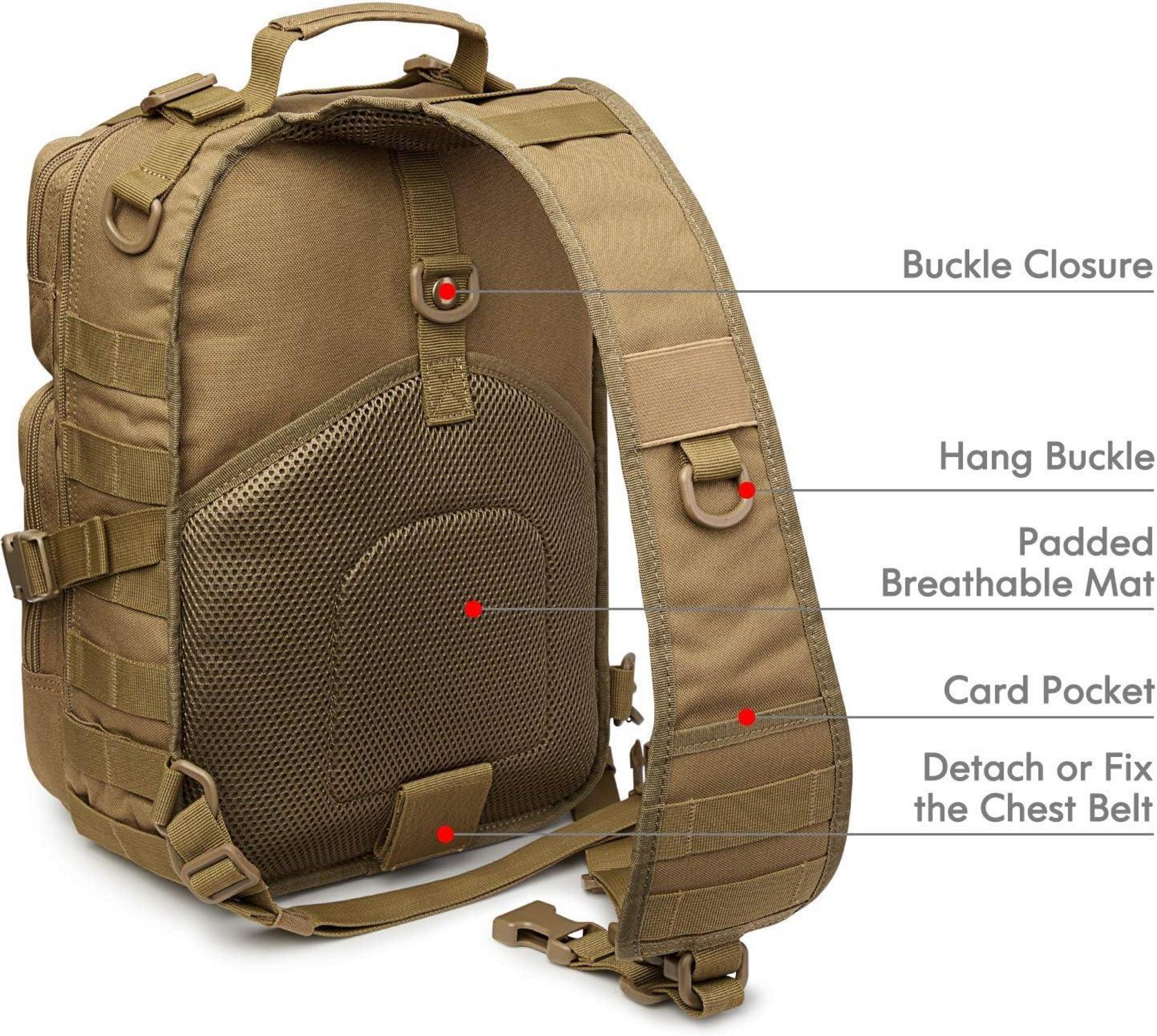 Taktischer Militär Rucksack Groß Umhängetasche Outdoor Camping Wandern