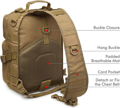 Taktischer Militär Rucksack Groß Umhängetasche Outdoor Camping Wandern