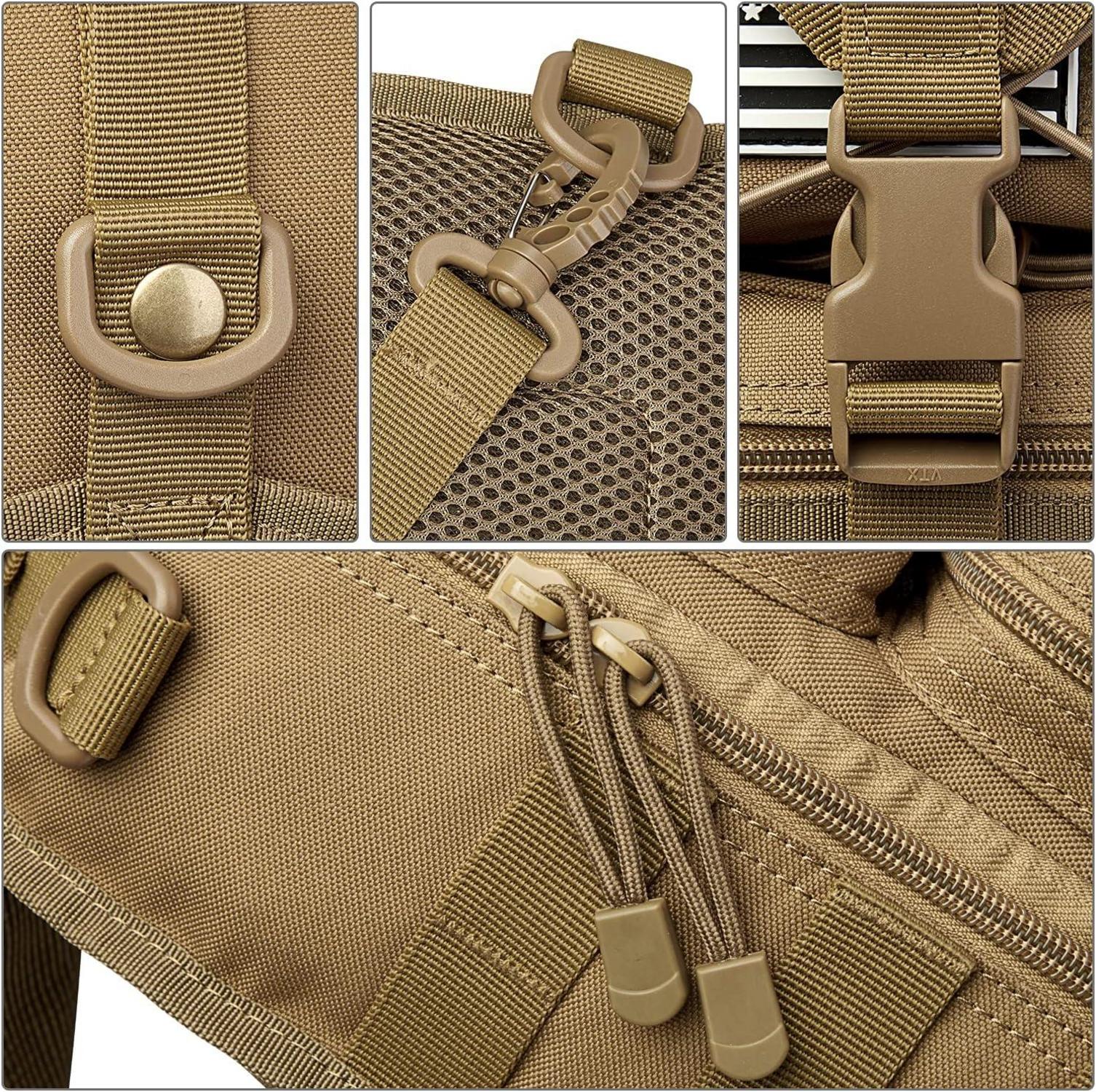 Taktischer Sling Rucksack Groß Militär Schultertasche Outdoor Camping