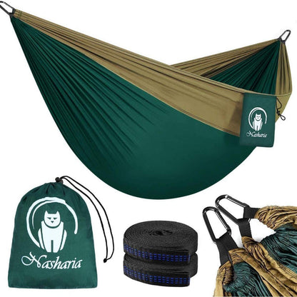 Nasharia Hängematte Outdoor 2 Personen Camping Nylon