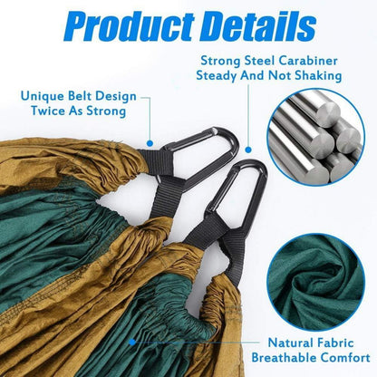Nasharia Hängematte Outdoor 2 Personen Camping Nylon