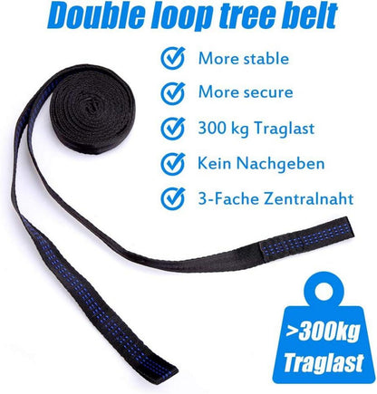 Hängematte Outdoor 2 Personen Hammock Nylon Fallschirm 275x140cm