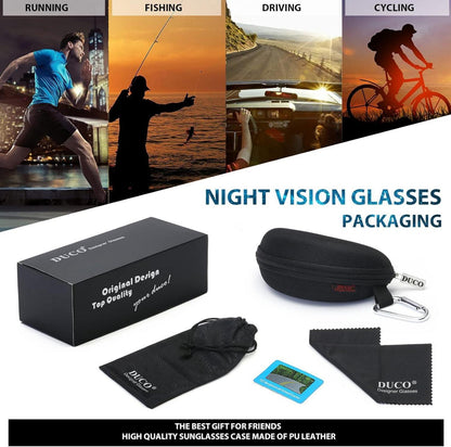 Nachtsichtbrille Polarisiert Gelb HD Gläser Autofahren | 3029