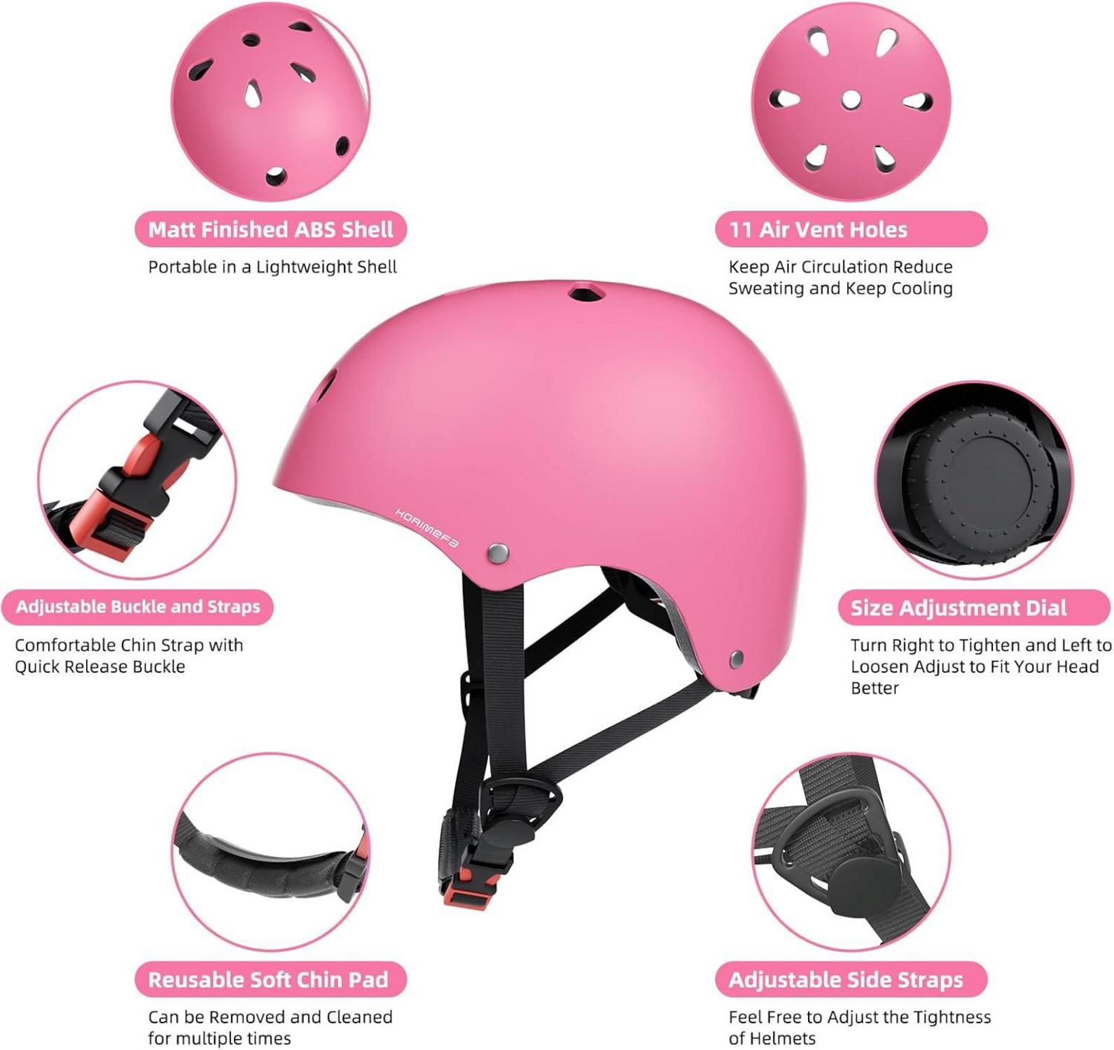 Kinder Fahrradhelm Verstellbar Skaterhelm CE-Zertifizierung