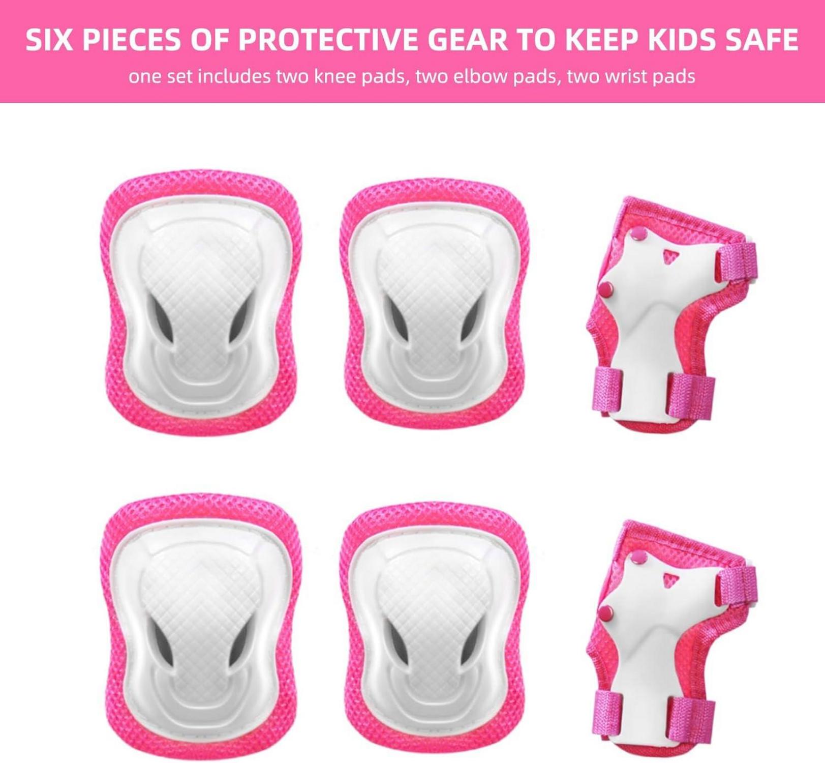 Kinder Fahrradhelm Mädchen Skaterhelm Verstellbar 3-13 Jahre CE Pink
