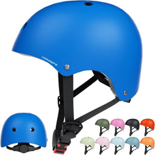 Kinder Fahrradhelm Skaterhelm CE-zertifiziert Verstellbar Blau