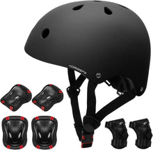 Kinder-Fahrradhelm Skaterhelm Schwarz Verstellbar CE-Zertifizierung