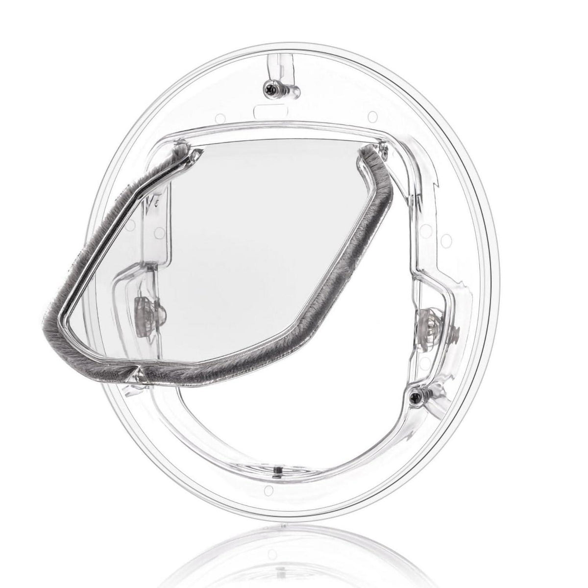Katzenklappe 4 Wege Verriegelung transparent für Glas & Türen