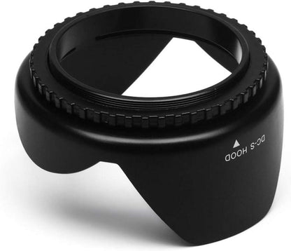 52mm Tulpenblende Sonnenblende Streulichtblende mit Objektivdeckel und