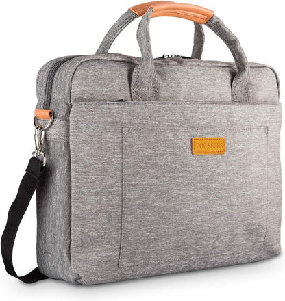 Laptoptasche Aktentasche Schultertasche für 17-17.3 Zoll Laptop Grau