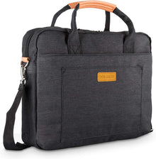 Schwarze Laptoptasche 15-15.6 Zoll Aktentasche Handtasche