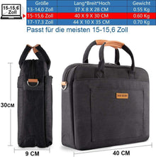 Laptoptasche 15-15.6 Zoll Aktentasche Handtasche