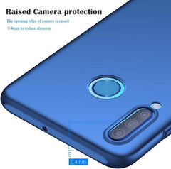 ORNARTO Huawei P30 Lite Hülle 6,15 Zoll Blau Matt Hardcase