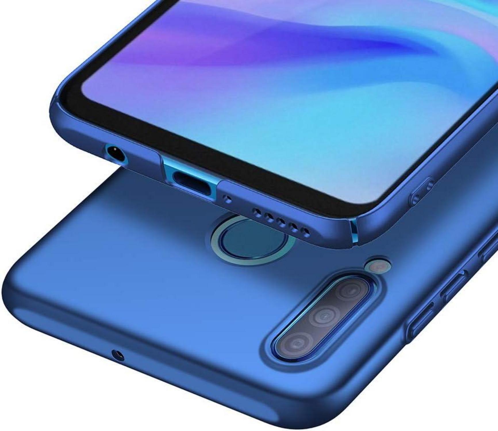 Hülle Huawei P30 Lite Schlank Anti-Scratch Hardcase 6,15 Zoll Blau