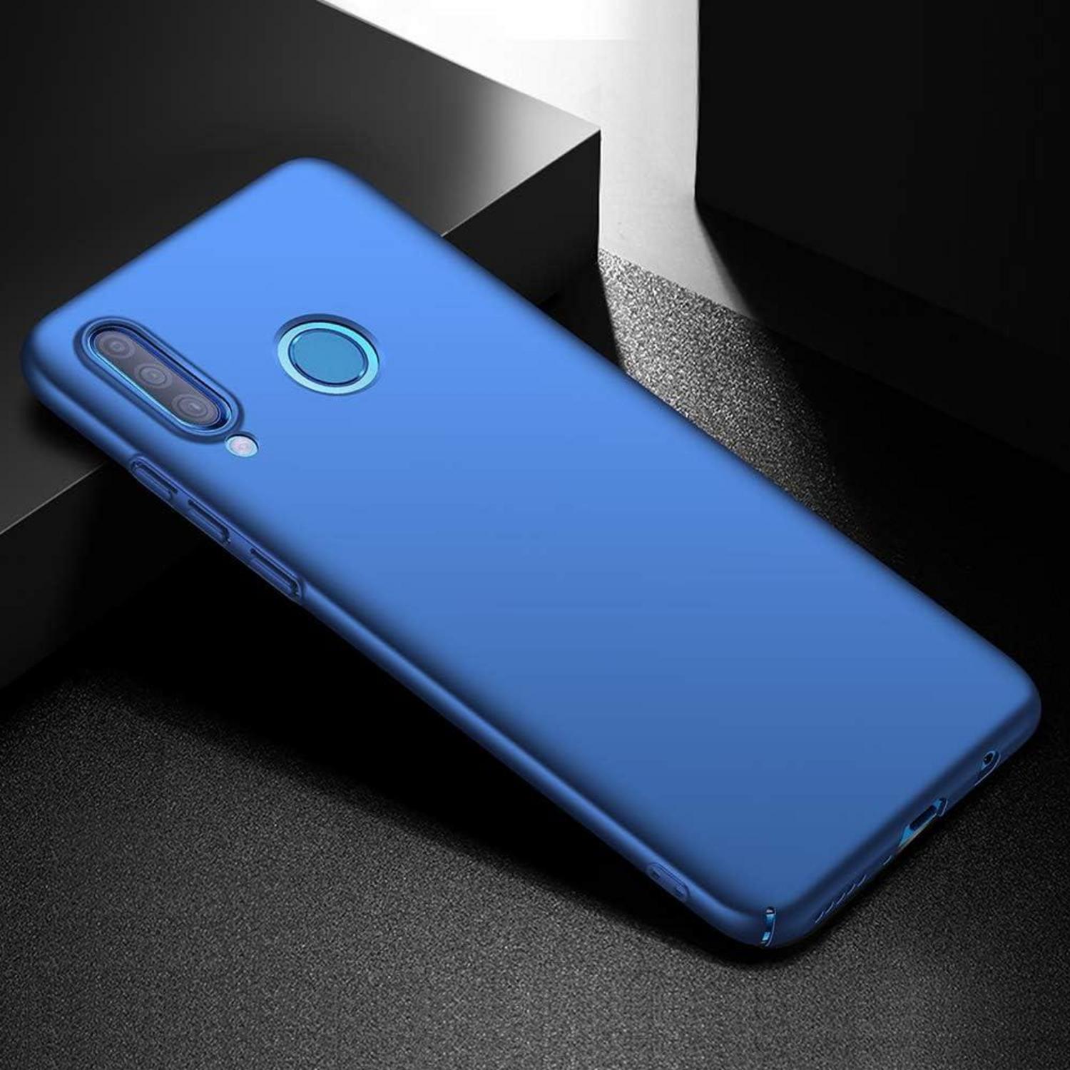Huawei P30 Lite Hülle Blau Ultra Dünn Anti-Scratch Hardcase 6,15 Zoll