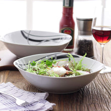 Porzellan Salatschüssel Set 'Fiona' 2-teilig 1050ml - VEWEET