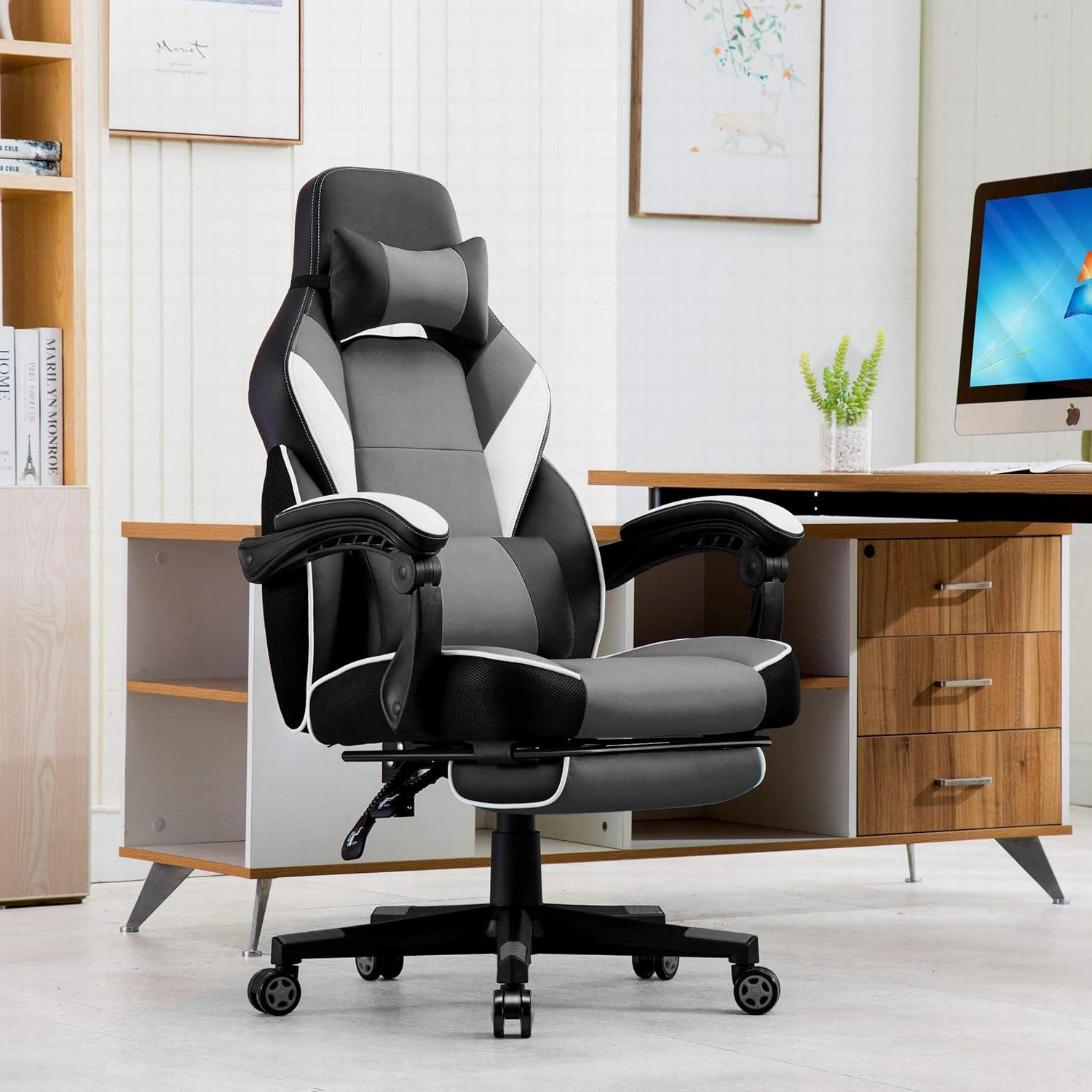 Ergonomischer Gaming Stuhl verstellbare Armlehnen