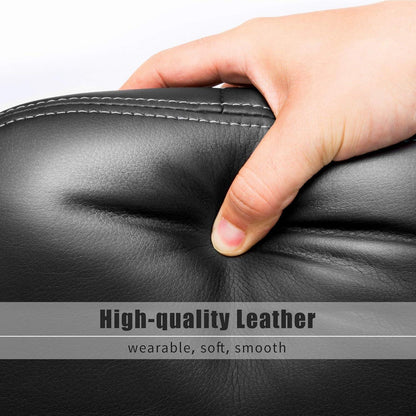 Ergonomischer Gaming Stuhl mit verstellbaren Armlehnen, Racing Design, Lendenkissen, Wippfunktion, Grau