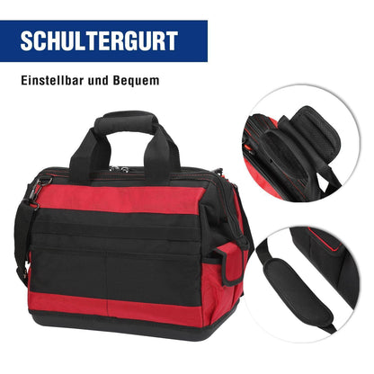 Elektriker Werkzeugtasche 42CM wasserdicht 1680D Polyester - WORKPRO