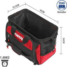WORKPRO Elektriker Werkzeugtasche 42CM Wasserdicht 1680D