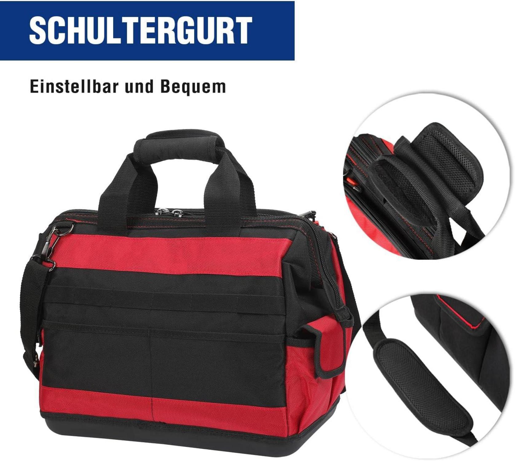 Elektriker Werkzeugtasche wasserdicht 42CM groß Kapazität 1680D Polyester
