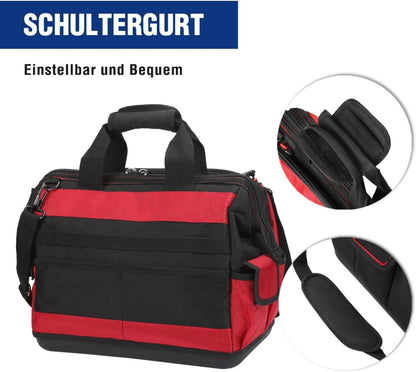 Elektriker Werkzeugtasche wasserdicht 42CM groß Kapazität 1680D Polyester