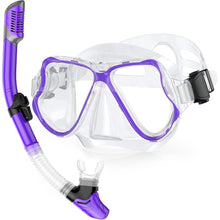 Tauchmaske Trocken Schnorchelset Anti-Fog Panorama