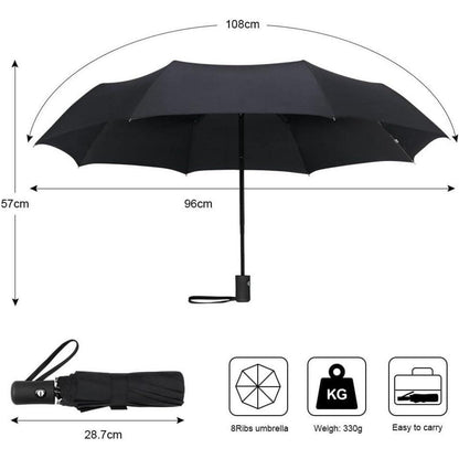 Automatik Regenschirm mit Teflonbeschichtung Taschenschirm