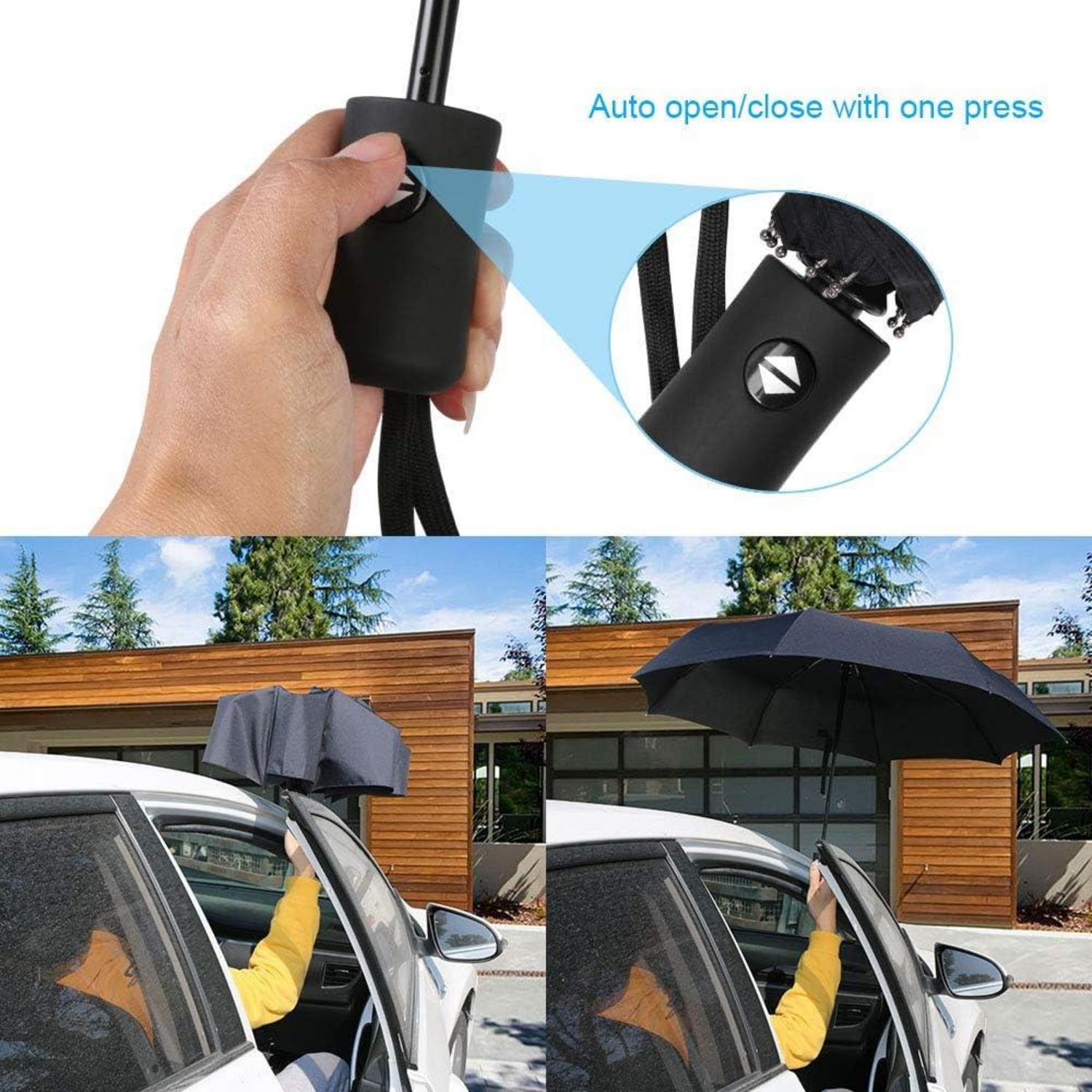 Regenschirm Taschenschirm Automatik Teflonbeschichtung windsicher