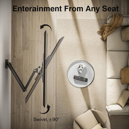 TV Wandhalterung Schwenkbar Neigbar Drehbar 10-32 Zoll VESA