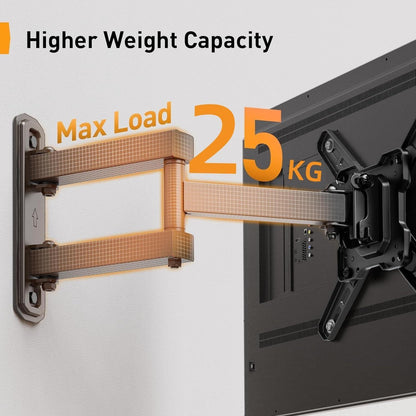 TV Wandhalterung Schwenkbar Neigbar Drehbar 13-42 Zoll 25Kg