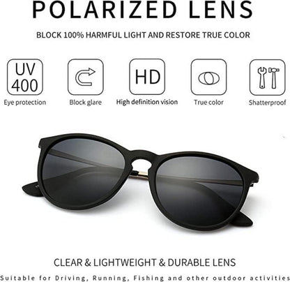 Damen Sonnenbrille Vintage Runde Retro Designer Stil