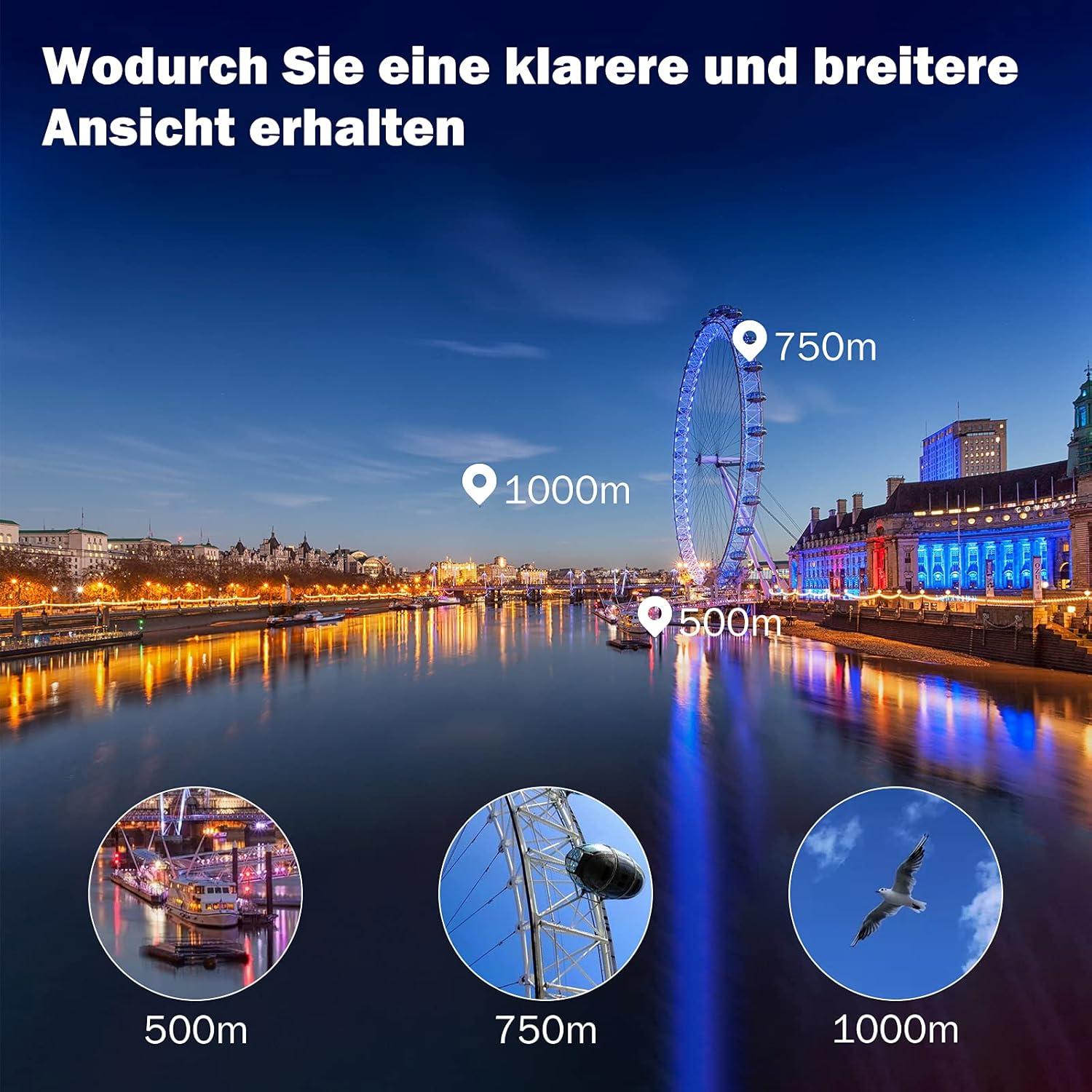 Taschenteleskop Monocular Telescope 25x30 für Wanderungen