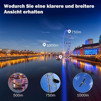 Taschenteleskop Monocular Telescope 25x30 für Wanderungen