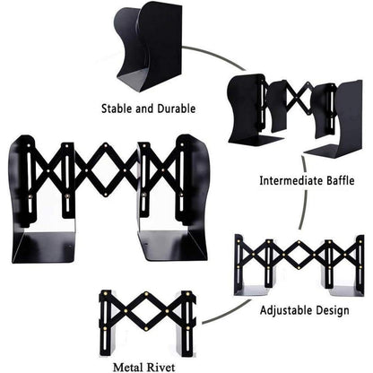 Qualsen Verstellbare Metall-Buchstütze für