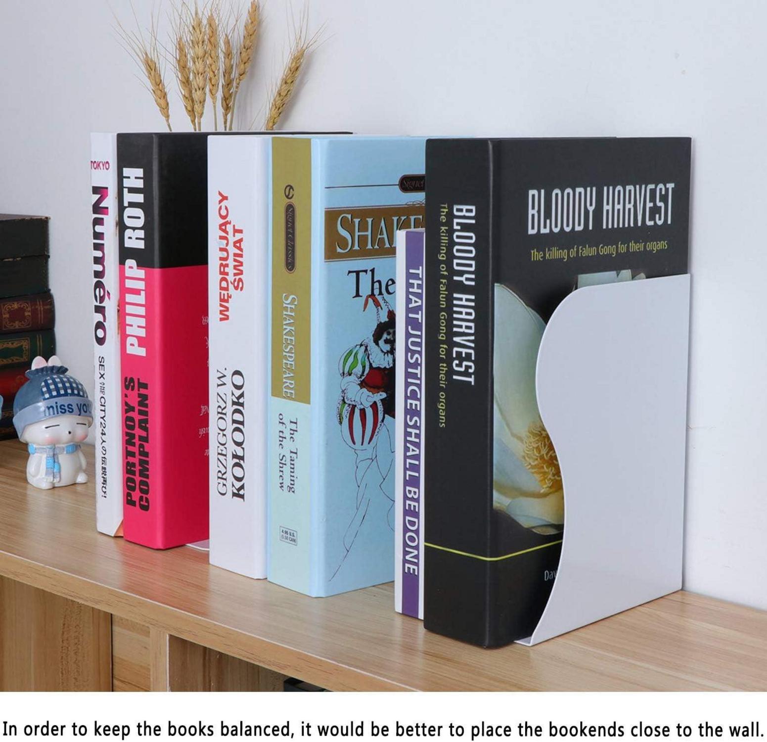Verstellbare Kinder Metall Buchstützen für Schreibtisch Bücherregal Büro