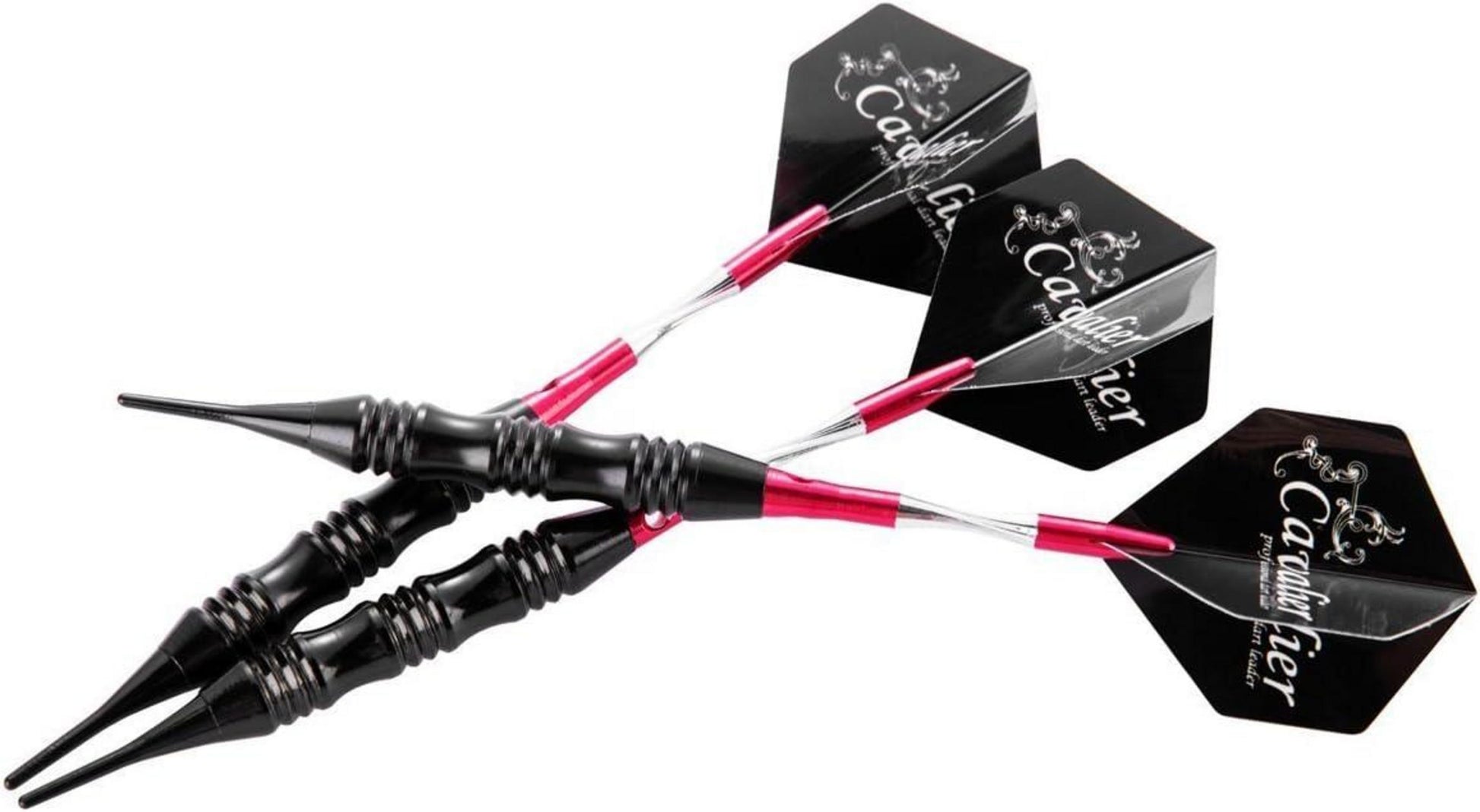 Dartpfeile Set 3 Stück 20g Schwarz Metallfässer mit Flights