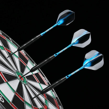 3 Stück Steel Darts Pfeile Set 23g Profi Steeldarts Schwarz