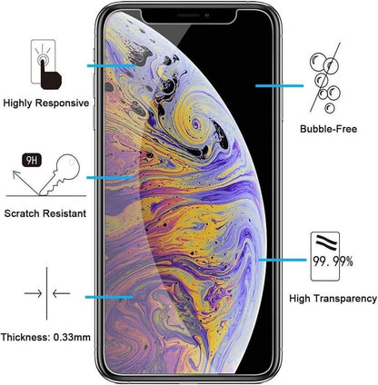 Panzer Schutzglas iPhone 11 Pro Max XS Max 9H Härte