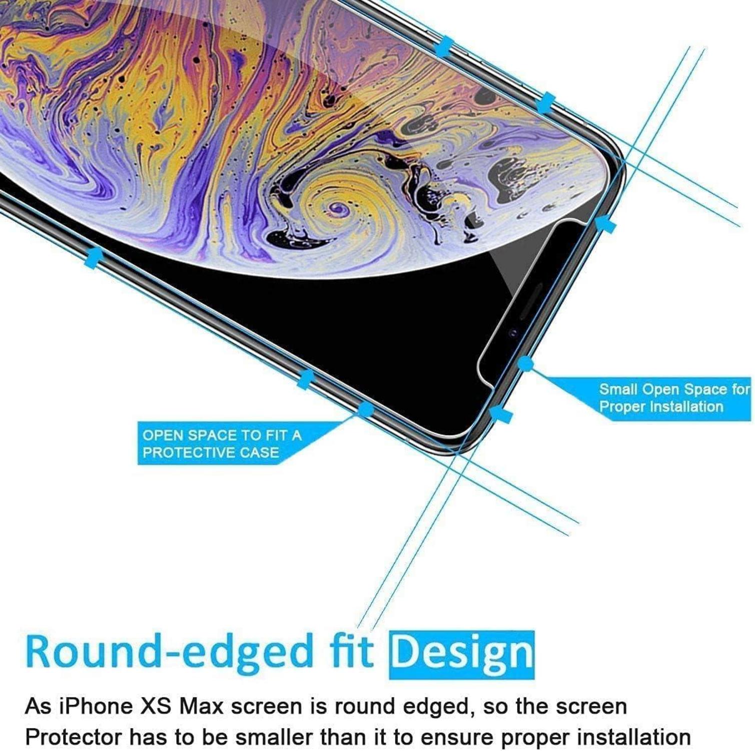 Panzer Schutz Glas für iPhone 11 Pro Max XS Max 9H Ultra-klar