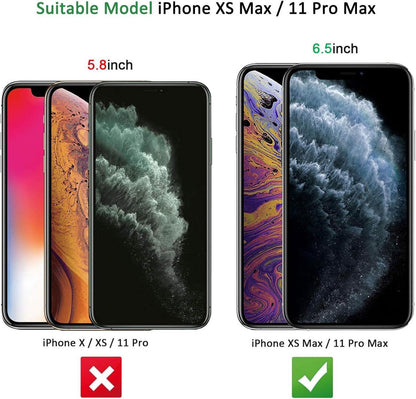 Panzer Schutz Glas iPhone 11 Pro Max XS Max 9H HD 0.33mm Ultra-klar