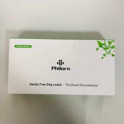 Philorn Freihand Hundeleine 170cm Gürteltasche Reflektierend für Hunde bis 55kg