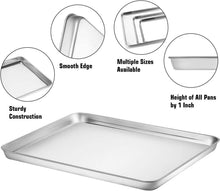 Wildone Backblech mit Silikonmatte, 6er Set