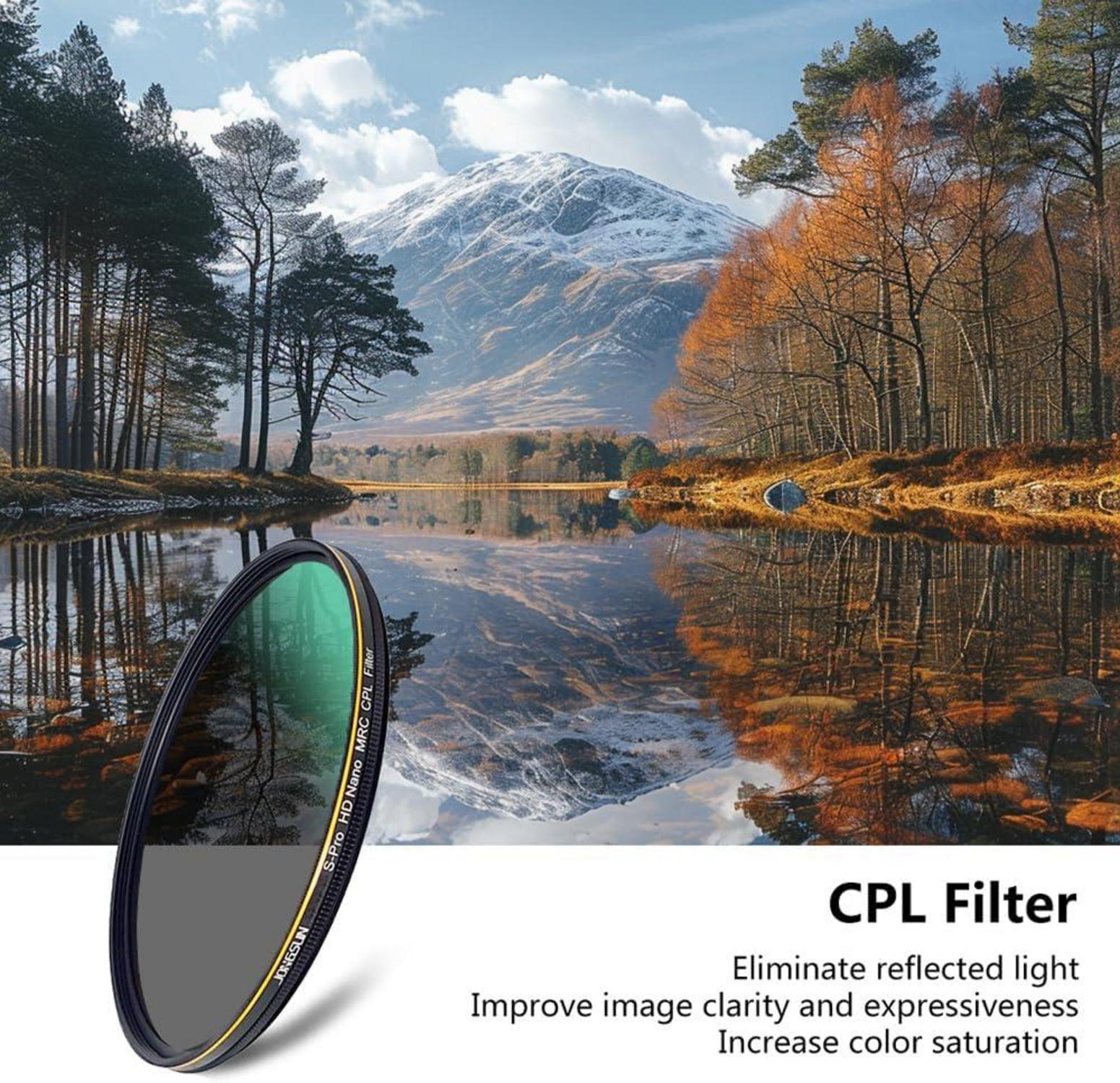 JONGSUN Polfilter 67mm Zirkular HD Nano MRC16 16-Schichten
