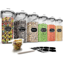 Müsli-Behälter Set | 6 Frischhaltedosen | BPA-frei & Auslaufsicher