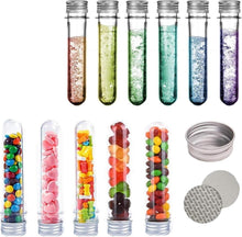 Transparente Reagenzgläser mit Aluminium Deckel 15er Set 40ml