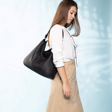 Realer Damen Lederimitat Umhängetasche Designer Hobo